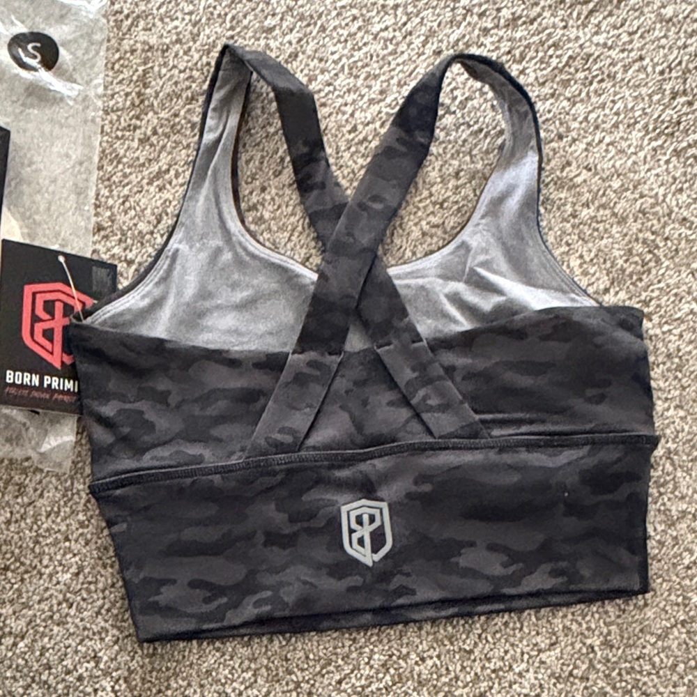 Born Primitive Black Camo Sports Bra - Picture 4 of 4